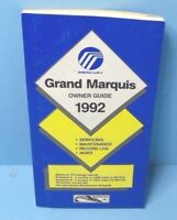 Grand marquis repair manual